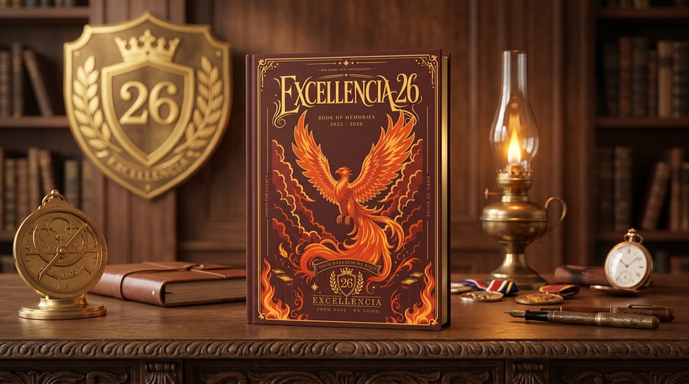 Yearbook Excellencia buatan Hasanah Studio